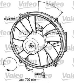 Вентилятор (VALEO: 696063)