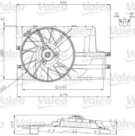 Вентилятор (VALEO: 696129)