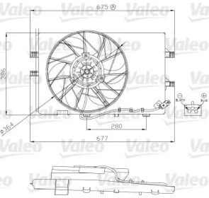 Вентилятор (VALEO: 696130)