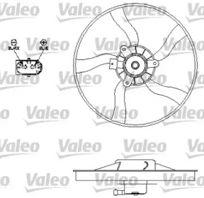 Вентилятор (VALEO: 696134)