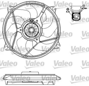 Вентилятор (VALEO: 696135)