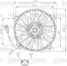 Вентилятор (VALEO: 696139)