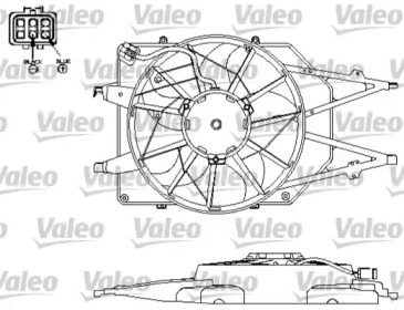 Вентилятор (VALEO: 696151)