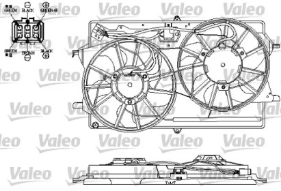 Вентилятор (VALEO: 696154)