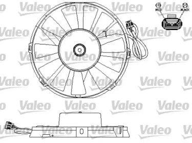 Вентилятор (VALEO: 696172)