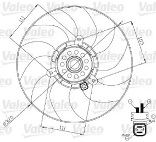 Вентилятор (VALEO: 696189)