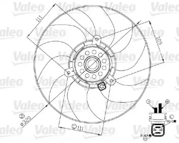 Вентилятор (VALEO: 696190)