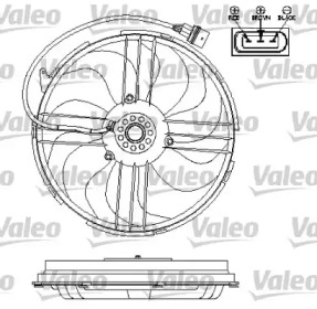 Вентилятор (VALEO: 696196)