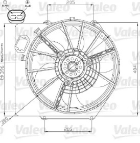 Вентилятор (VALEO: 696215)