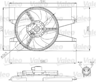 Вентилятор (VALEO: 696276)