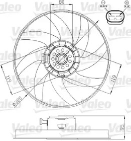 Вентилятор (VALEO: 696285)