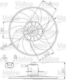 Вентилятор (VALEO: 696286)