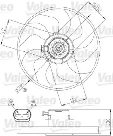 Вентилятор (VALEO: 696288)