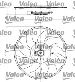 Вентилятор (VALEO: 696349)