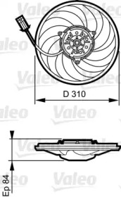 Вентилятор (VALEO: 696367)