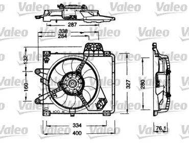 Вентилятор (VALEO: 698180)