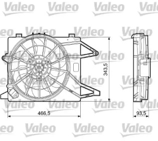 Вентилятор (VALEO: 698185)