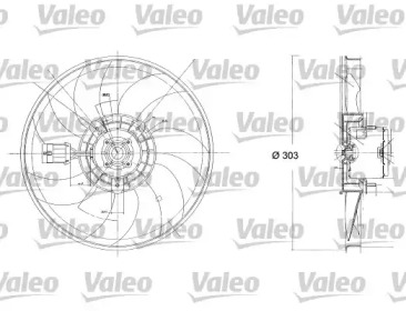 Вентилятор (VALEO: 698187)