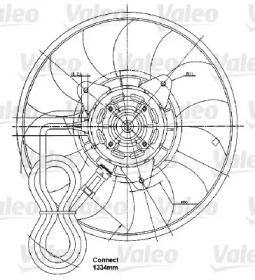 Вентилятор (VALEO: 698323)