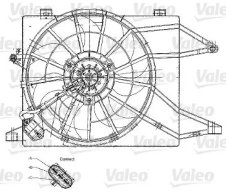 Вентилятор (VALEO: 698344)