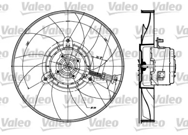 Вентилятор (VALEO: 698357)