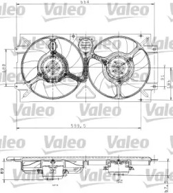 Вентилятор (VALEO: 698359)