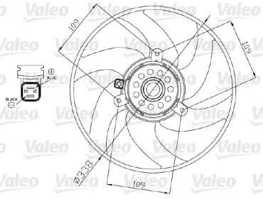 Вентилятор (VALEO: 698375)