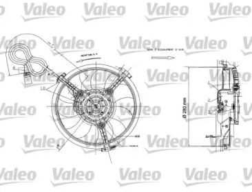 Вентилятор (VALEO: 698422)