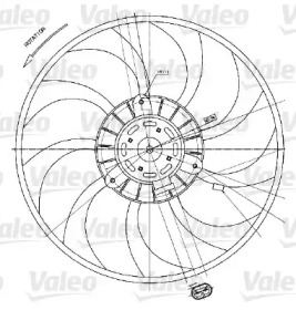 Вентилятор (VALEO: 698424)