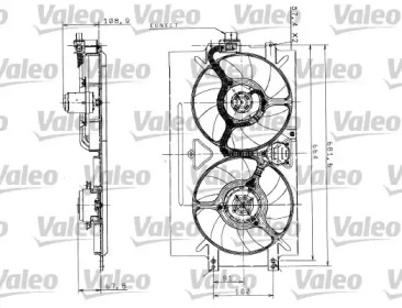 Вентилятор (VALEO: 698525)