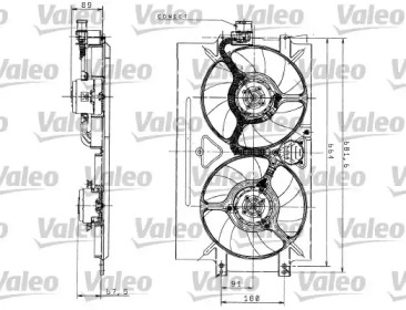 Вентилятор (VALEO: 698526)