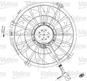 Вентилятор (VALEO: 698542)