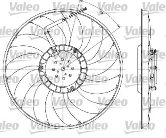 Вентилятор (VALEO: 698610)