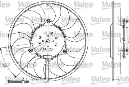 Вентилятор (VALEO: 698611)