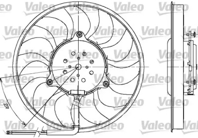 Вентилятор (VALEO: 698612)