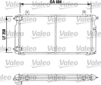 Теплообменник (VALEO: 730014)