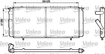 Теплообменник (VALEO: 730017)