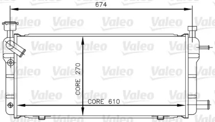 Теплообменник (VALEO: 730018)