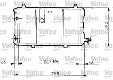 Теплообменник (VALEO: 730025)