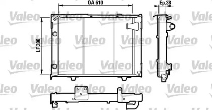 Теплообменник (VALEO: 730026)