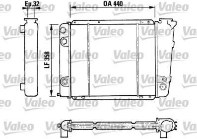 Теплообменник (VALEO: 730028)