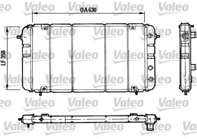 Теплообменник (VALEO: 730033)