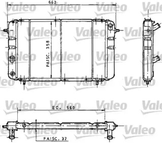 Теплообменник (VALEO: 730034)