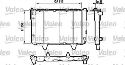 Теплообменник (VALEO: 730037)