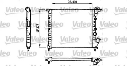 Теплообменник (VALEO: 730055)