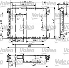 Теплообменник (VALEO: 730057)