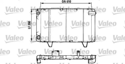 Теплообменник (VALEO: 730062)