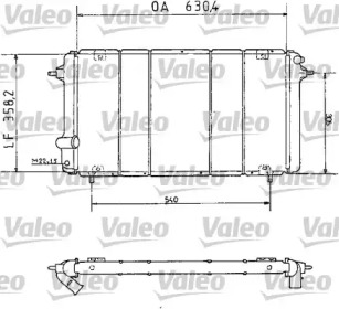 Теплообменник (VALEO: 730065)