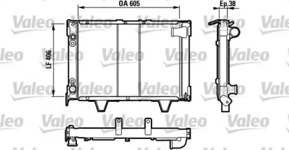 Теплообменник (VALEO: 730066)