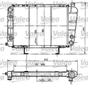 Теплообменник (VALEO: 730068)